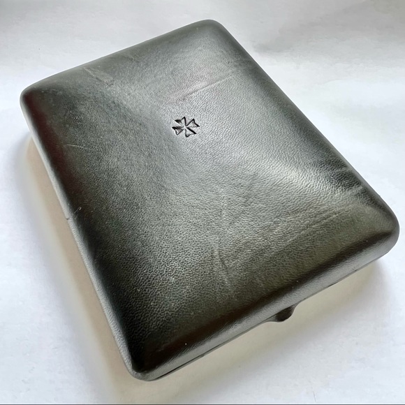 VACHERON CONSTANTIN Black Leather Jewelry Box 5.25x4x1.25 inches - Picture 7 of 11